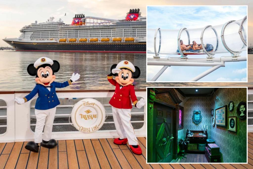 The Disney Treasure cruise ship is a true theme park at sea