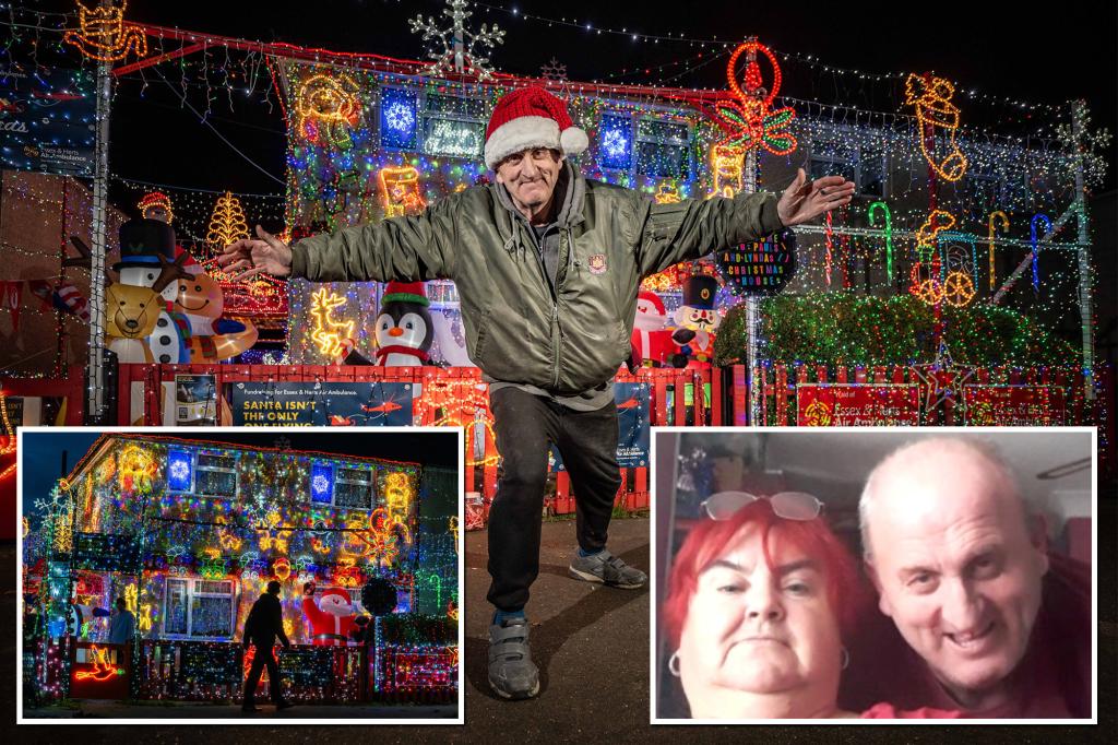 The late love of my life adored Christmas - so I covered my house in 30,000 lights in her honor